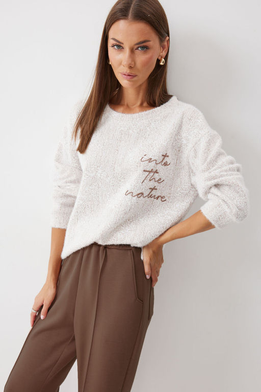 Брюки LYUSHe 4189 коричневый
