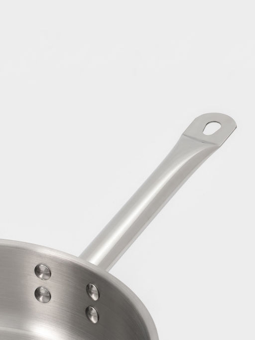 Сковорода - сотейник Hanna Knövell, 4.4 л, d=28 см, h=7.5 см, толщина стенки 0.6 мм, индукция, нержавеющая сталь, серебристая
