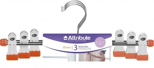 Набор вешалок для брюк/юбок NEO ORANGE 3шт