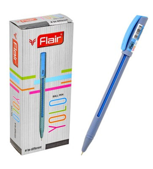 Ручка шар. FLAIR "YOLO" синяя (F-1389)