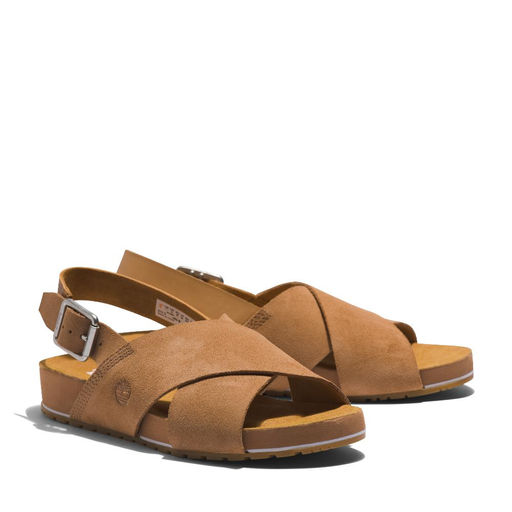 Сандалии Timberland Malibu Waves Sandal Cross Strap бежевые  фото 7