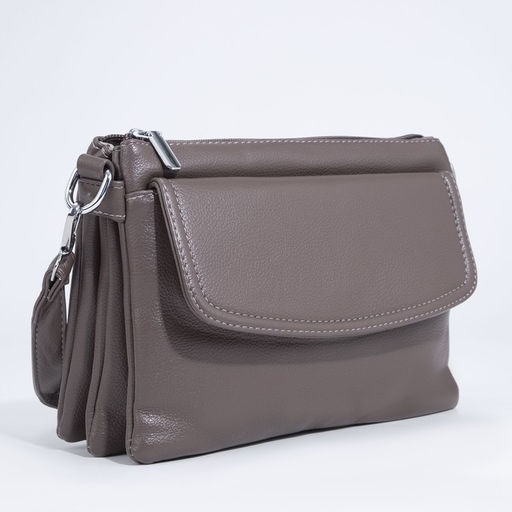 Сумка кросс-боди на молнии, цвет бежевый - Simaland фото 3