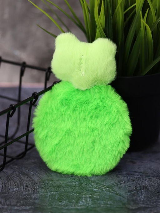 Плюшевое зеркало GIRLY "Round frog", green (8*12,5 см)