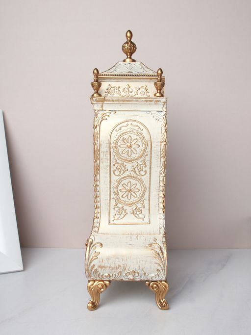 Часы настольные 28 см бежевые / 63317E /уп 18/ музыкальные - Галеонтрейд фото 3