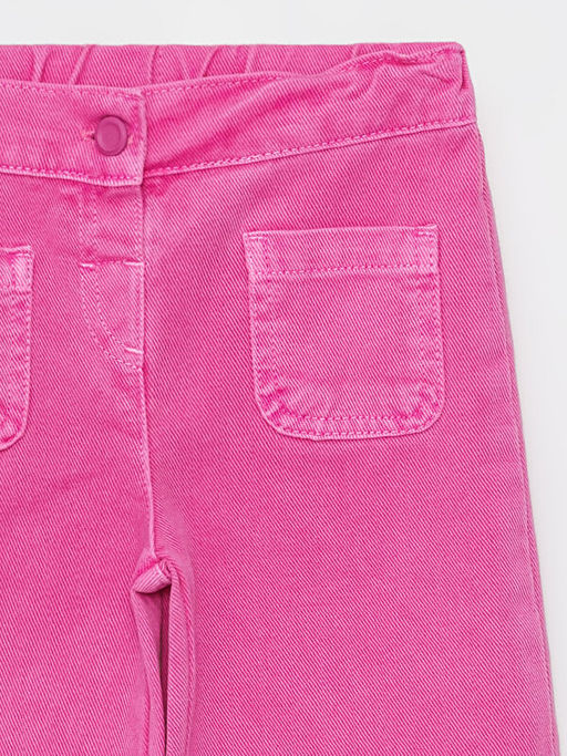 Beli Lastikli Basic Gabardin K?z Bebek Pantolon - Waikiki фото 3