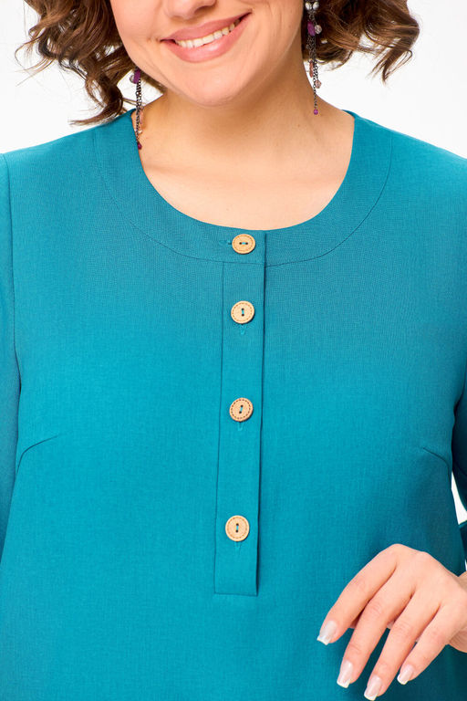 Блуза Swallow 803.2 черный+серебряный узор фото 1172