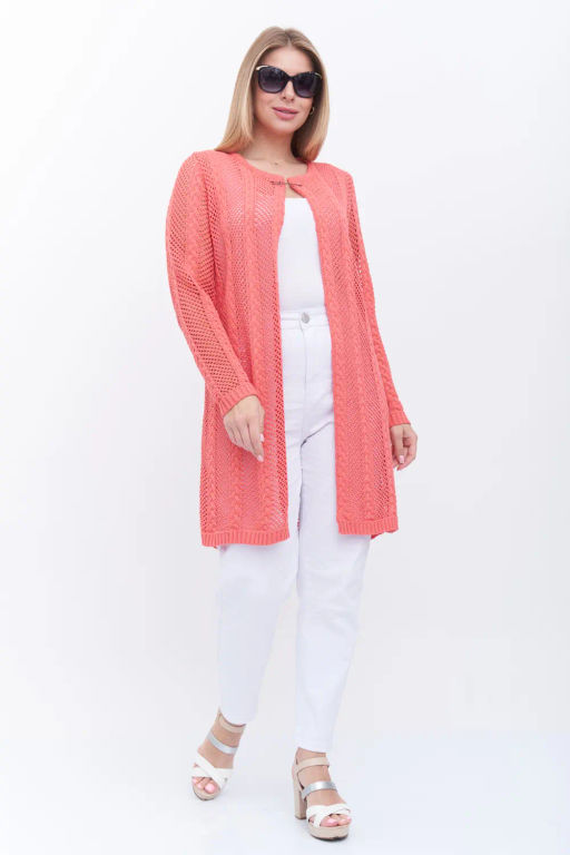 Кардиган 351801/коралл