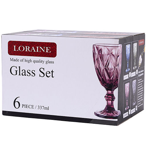 60428 Набор бокалов 340 мл 6 шт зеленый LR (х4) - Mayer&boch фото 4