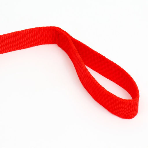 Поводок 1,2 м х 2,5 см, красный - Пижон фото 3