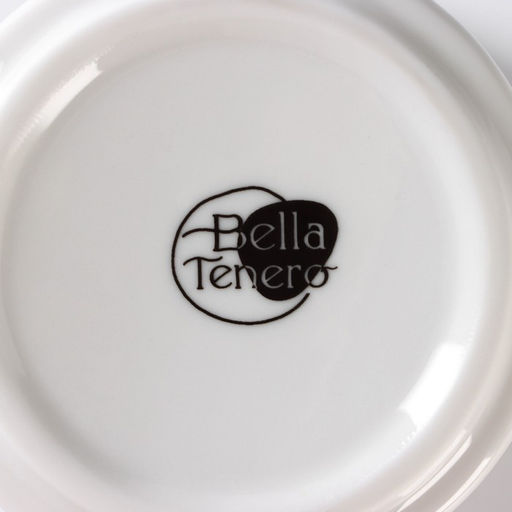 Набор для специй и соусов BellaTenero, 5 предметов: 2 соусника 200 мл, сахарница 360 мл, солонка 120 мл, перечница 120 мл, на бамбуковой подставке, керамика, белый