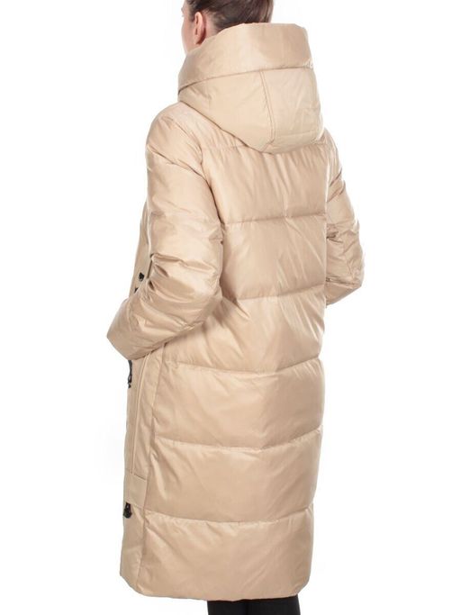 2211 BEIGE Пальто зимнее женское LYDIA (200 гр. холлофайбер) - Fashion фото 4