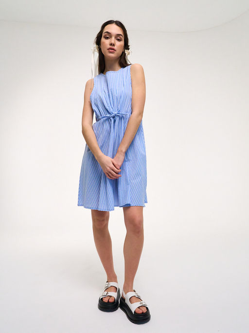 Сарафан голубой CN25121BL2
