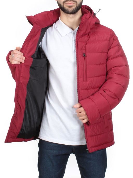 4017 WINE Куртка мужская зимняя ROMADA (200 гр. холлофайбер)