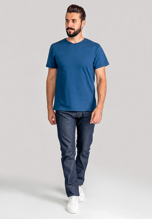 Футболка мужская короткий рукав GREG G146-RD-3032 (синий морской)  фото 3