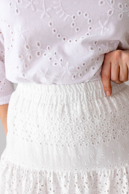 Юбка МЮ-951 белый - Took a look фото 2