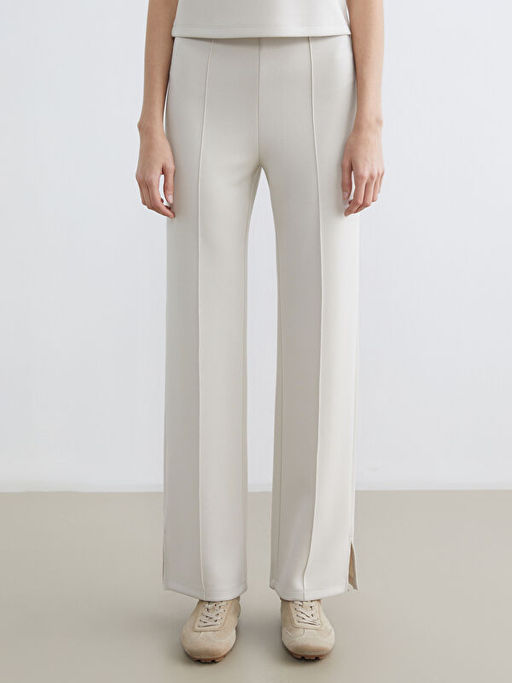 Dar Fit Pa?as? Y?rtma?l? Kad?n Pantolon