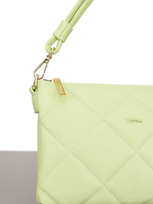 LACCOMA сумка Луиза-Ф826-мятный эко кожа хлопок