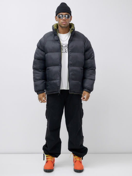 Куртка двухсторонняя мужская молодежная зимняя зеленого цвета 25308Z - Mtforce фото 14