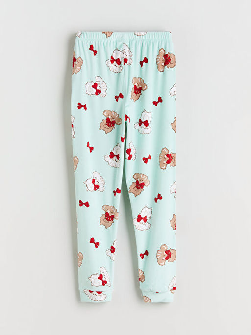 Beli Lastikli K?z ?ocuk Pijama Alt