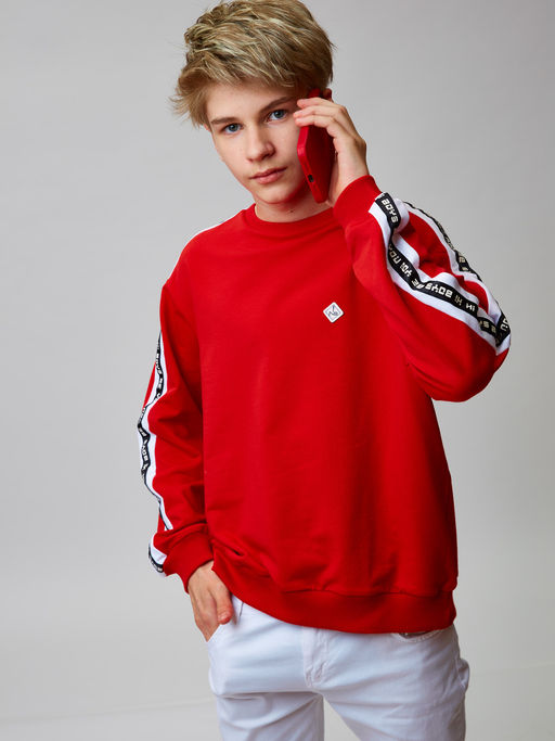 Свитшот красный 231140977 - Nota bene фото 10