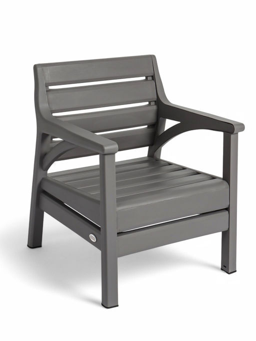 Набор садовой мебели «Евпатория»: 2 кресла, стол, двухместный диван, серый