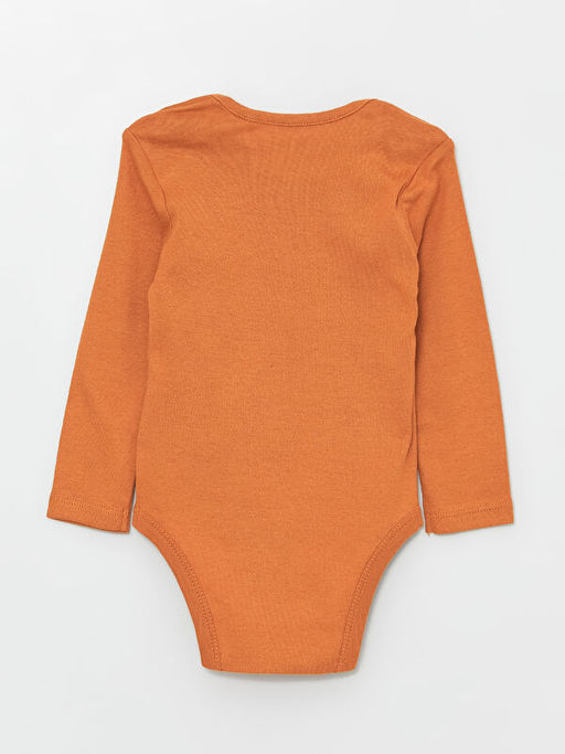 Bisiklet Yaka Bask?l? Erkek Bebek ??t??tl? Body