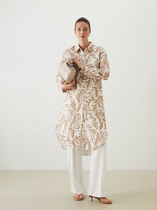 Desenli Kad?n G?mlek Tunik