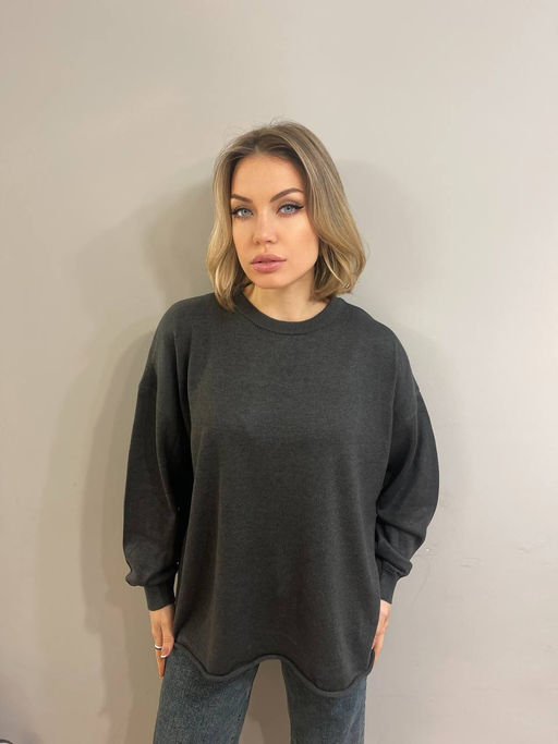 K13113 Джемпер (вязаный трикотаж) ТМ_СЕРЫЙ