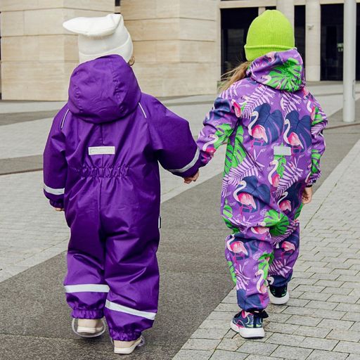 Осенний комбинезон для девочки (осень-зима), LOLLO 7050 Фиолетовый - Caimano фото 10