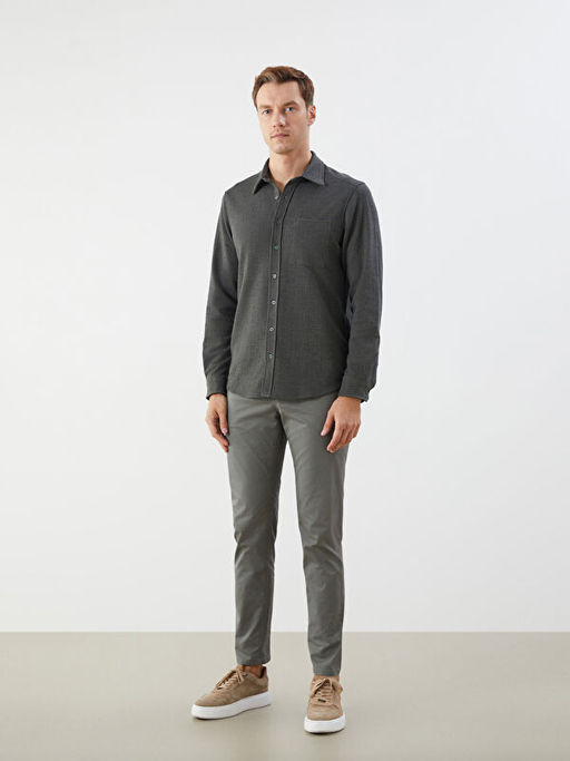 Regular Fit Uzun Kollu Erkek G?mlek