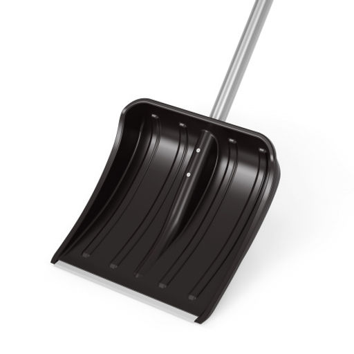 Лопата д/снега "Классика" 375х375мм d32 (с наконечником) (с черенком) М8814