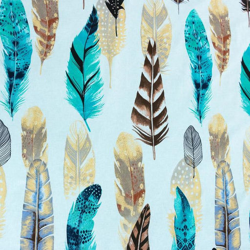 Постельное бельё Этель Евро Перья 200*217 см, 240*220 см, 70*70 см - 2 шт, поплин  фото 3