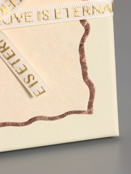 Набор подарочных коробок 3 в 1, прямоугольные с бантом, крем-брюле, 19×19×9.8; 17×17×8; 15×15×6.5 см