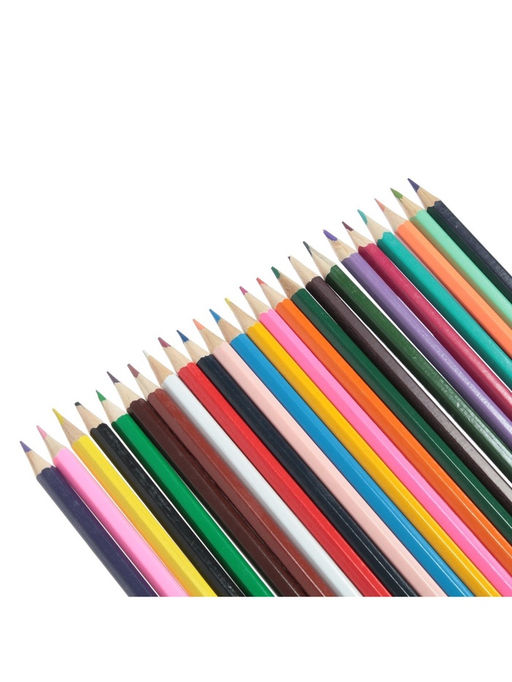 Карандаши Calligrata «Машинка», цветные, 24 цвета