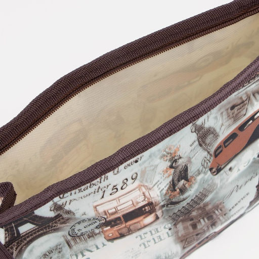 Косметичка на молнии, цвет серый - Simaland фото 3