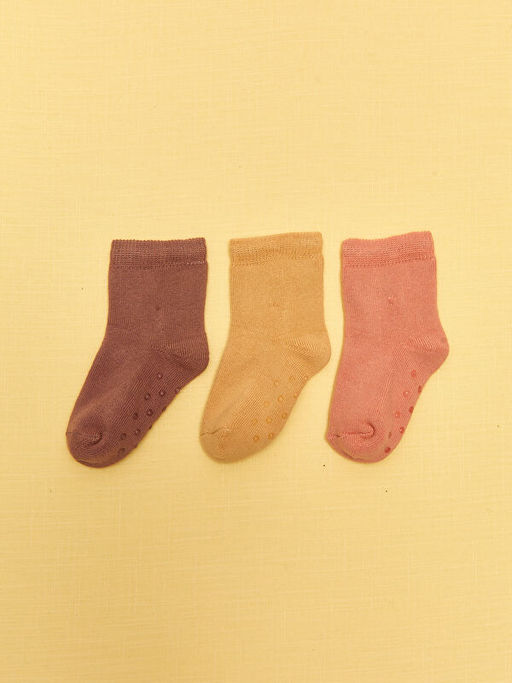 Basic K?z Bebek Havlu Soket ?orap 3l? - Waikiki фото 2