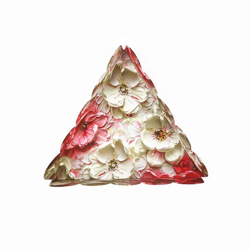 Цена за 5 шт. Коробка для кондитерских изделий с пластиковой крышкой Розовые цветы, 18?3 см