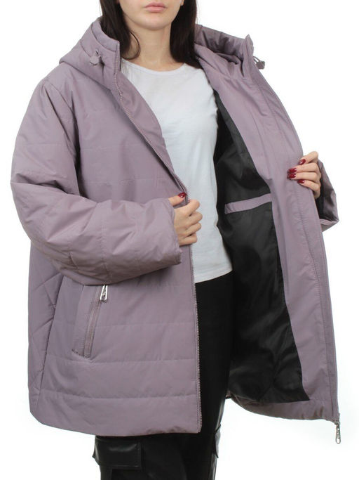 F-801 LILAC Куртка демисезонная женская (100 гр. холлофайбер) - Fashion фото 7