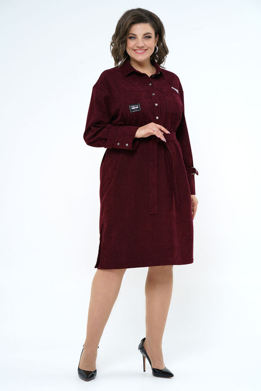 Платье ALANI 2204 бордо - Alani collection фото 7