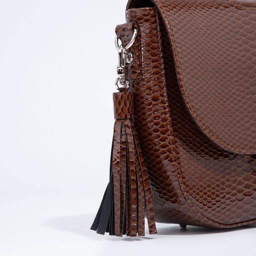 Сумка женская TEXTURA, мессенджер, маленький размер, цвет коричневый  фото 4