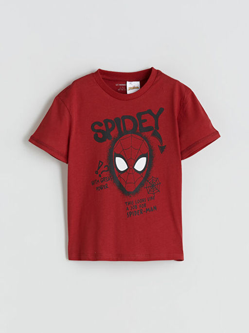Spidey Bask?l? Erkek ?ocuk Ti??rt