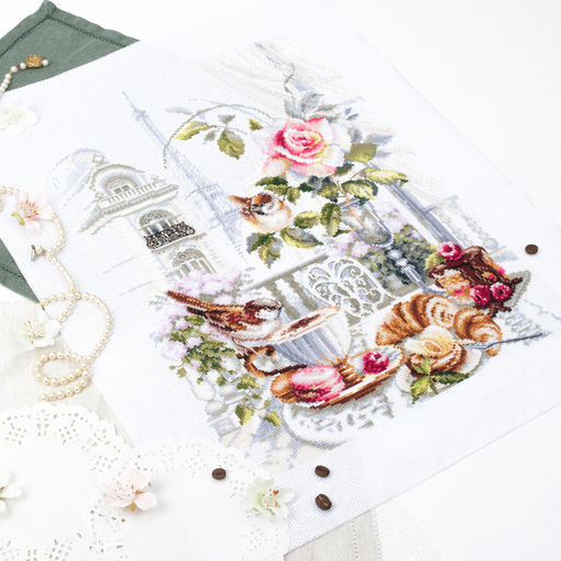 Набор для вышивания Чудесная Игла 328-558 Парижское утро 30 х 40 см