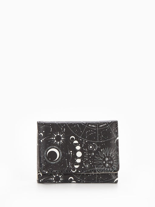 Кошелёк женский на кнопке, 10.5?2.5?8.5 см, с цветочным принтом, разноцветный