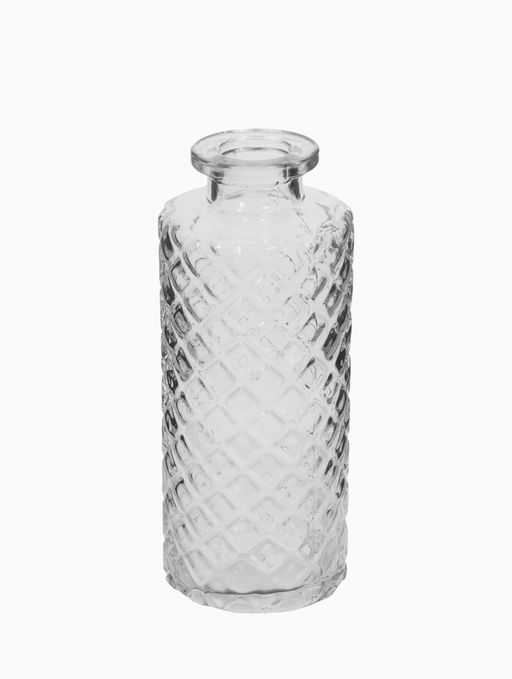 Ваза «Миниатюра», h=8-13 см, набор 12 шт., стекло, прозрачная