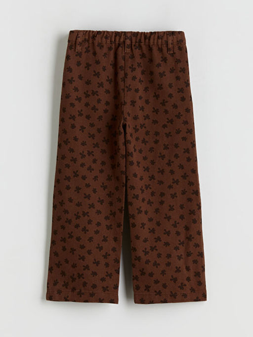 Wideleg ?i?ekli K?z ?ocuk Pantolon