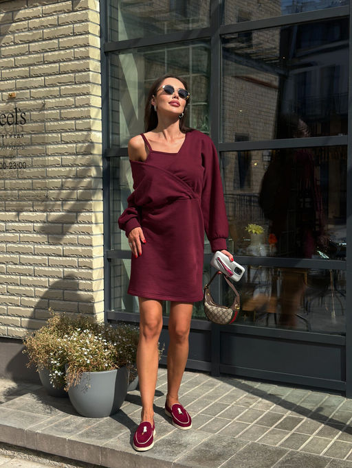 Платье AURA 3281-176-Р винный