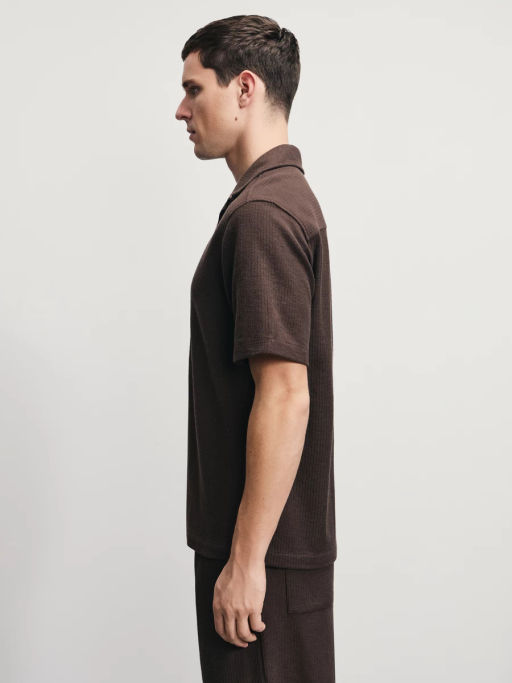 Поло из смесового хлопка / Zarina  фото 4