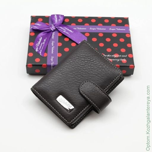 Женская кожаная визитница Sergio Valentini СВ 8033-010  фото 8