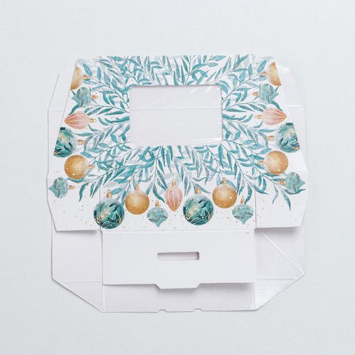 Цена за 5 шт. Коробка складная Праздничная, 10 8 3.5 см - Дарите счастье фото 5