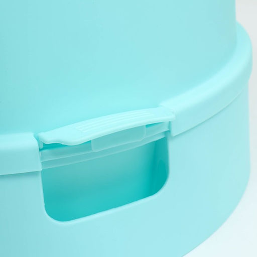 Туалет для кошек закрытый 47 x 47 x 35 см, бирюзовый - Пижон фото 7